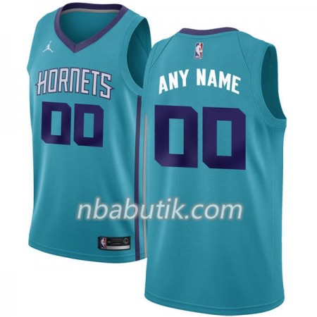 NBA Mænd Trøje Charlotte Hornets Custom Jordan 2017-18 Teal Swingman
